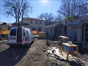 Foto: Villetta a schiera in costruzione